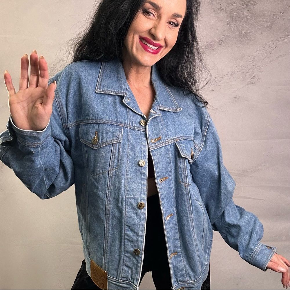 Mickey & Co Mickey Mouse denim Jean jacket coat oversized